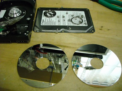 ハードディスクデータ破壊作業2