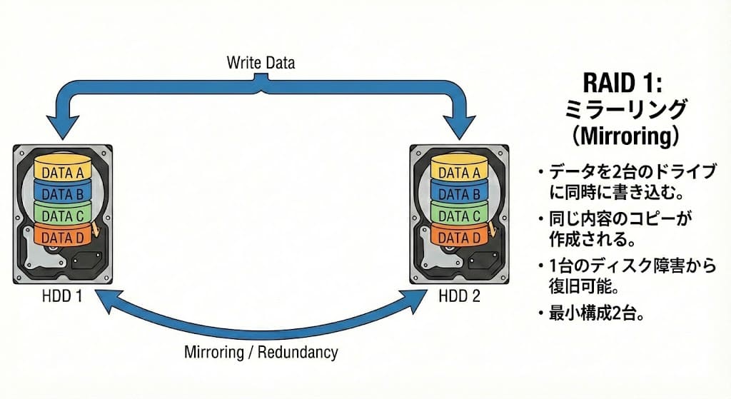 RAID1説明