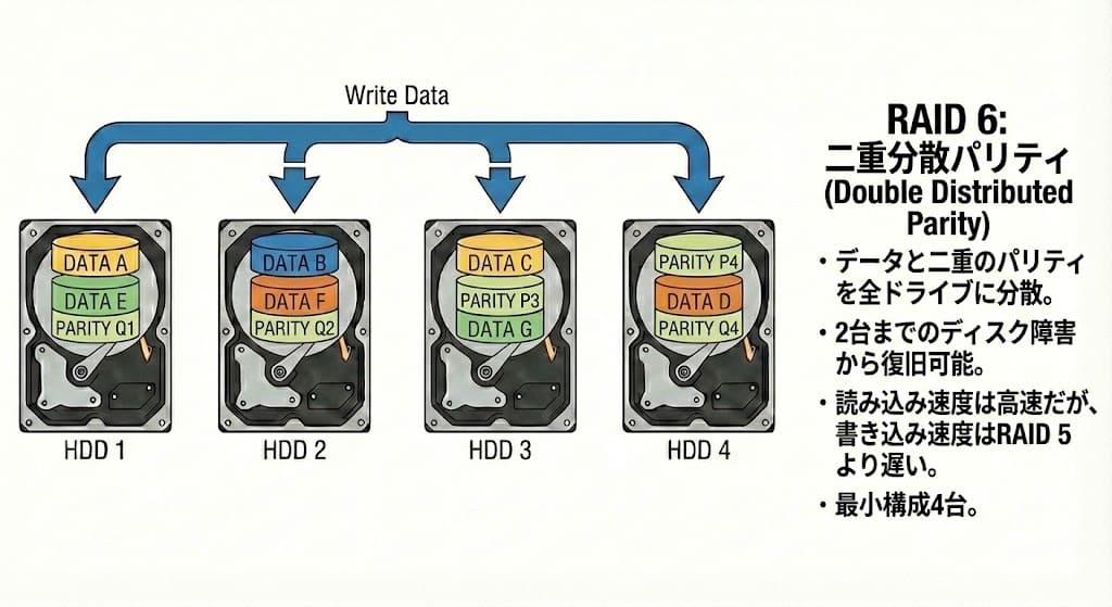 RAID6説明