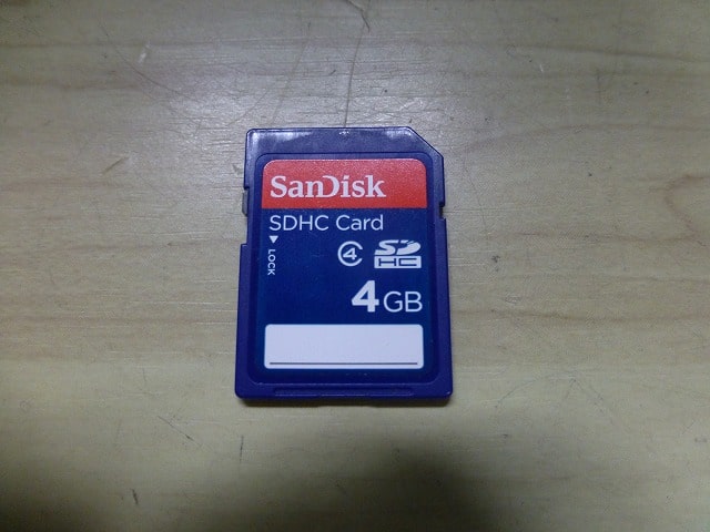 4GB SDカード