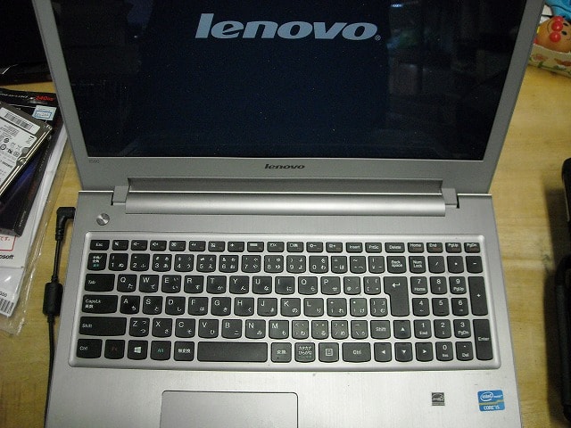 lenovoノート　SSD交換の画像
