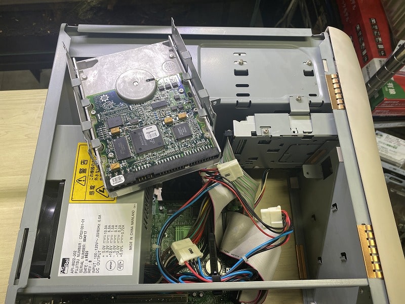 デスクトップPCのデータ破壊