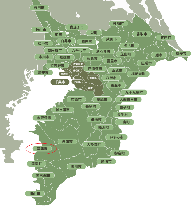 富津市地図