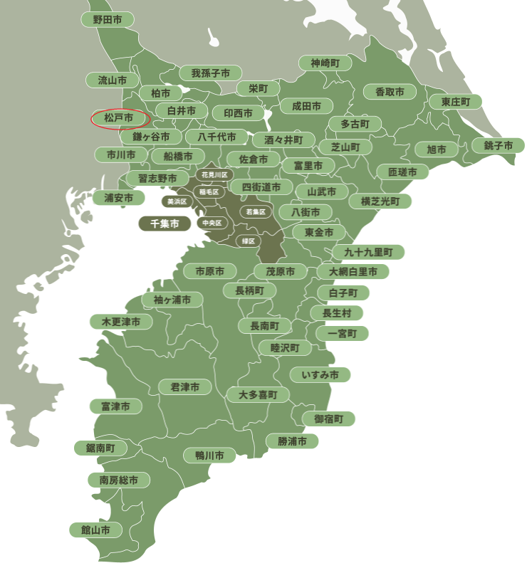 松戸市地図