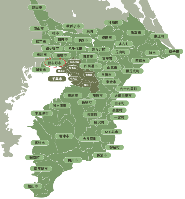 習志野市地図