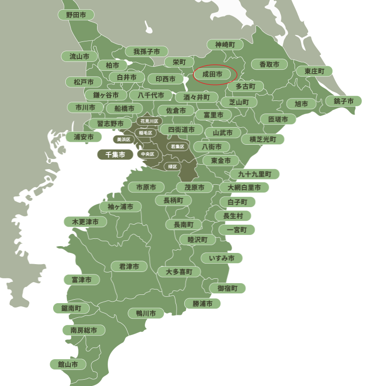成田市地図