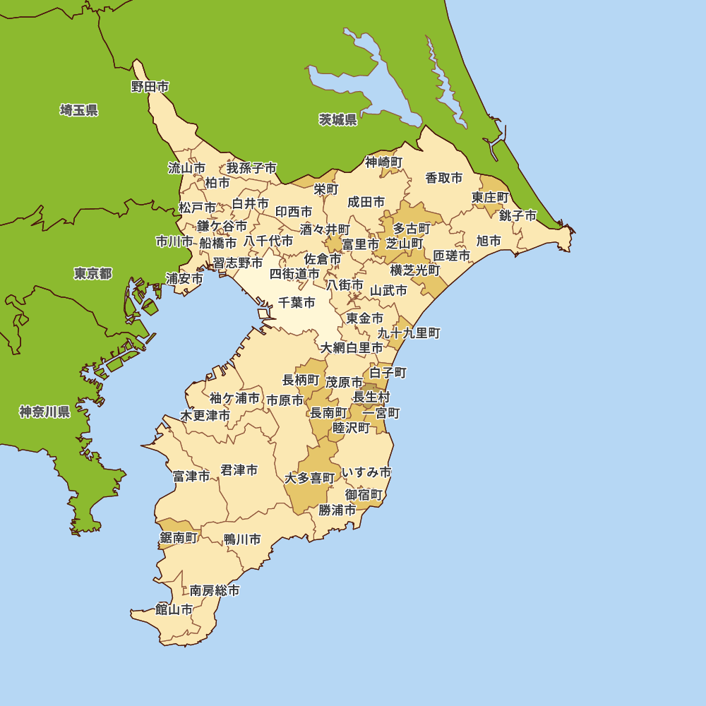 千葉県地図