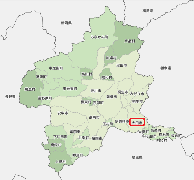 太田市地図