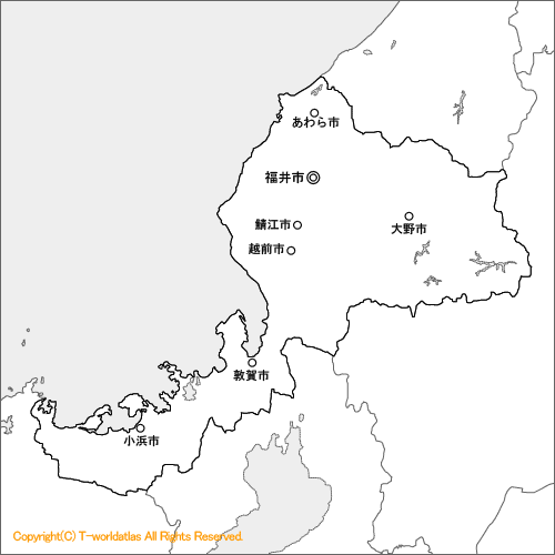 福井県地図