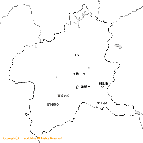 群馬県地図