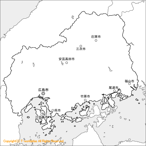 広島県地図