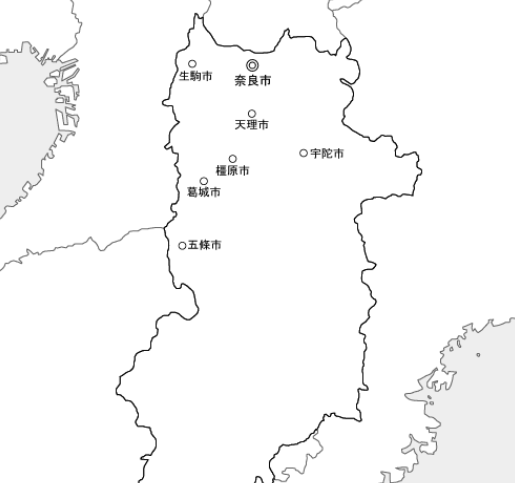 奈良地図