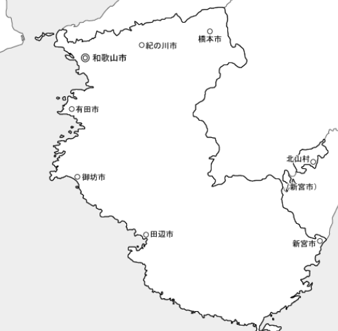 和歌山の紀の川市地図