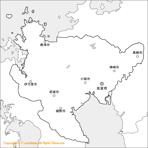 武雄市地図