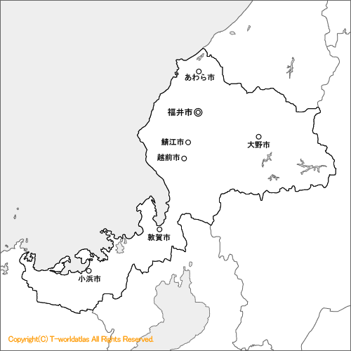 福井地図