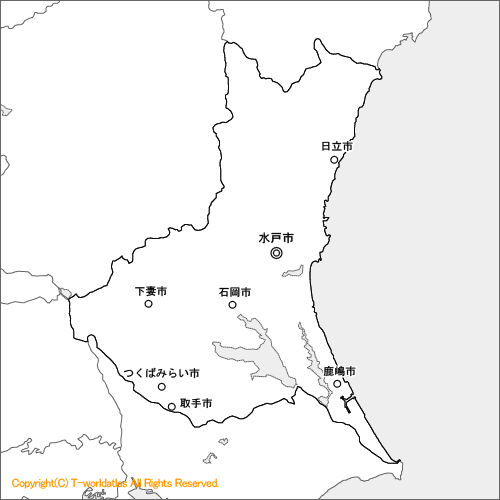 茨城県地図