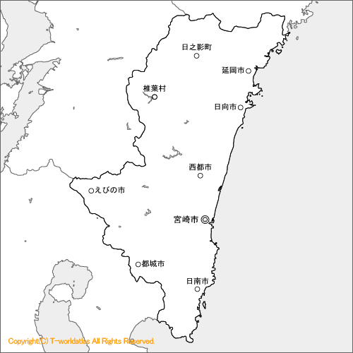 宮崎地図