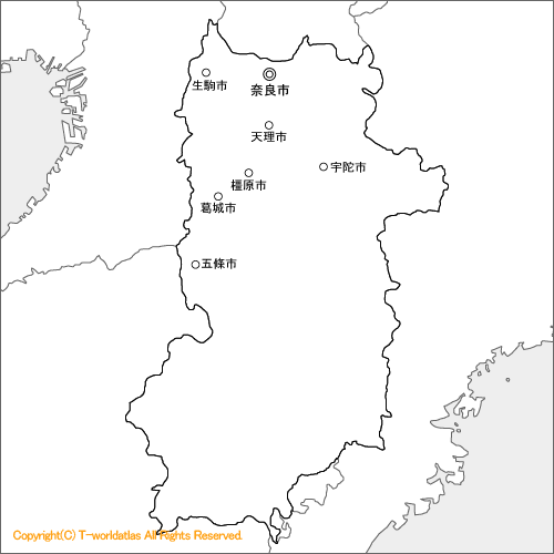 奈良県地図