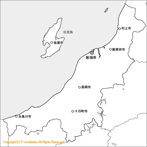 新潟県地図