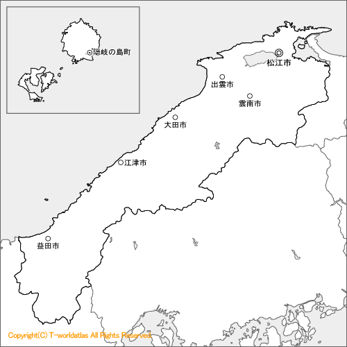 島根県地図