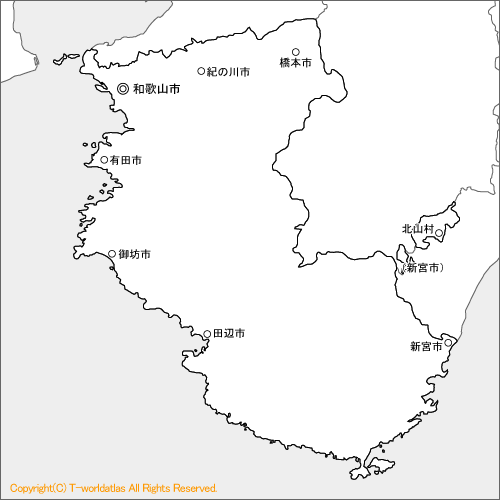 和歌山県地図