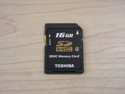 SDカード16GBの写真